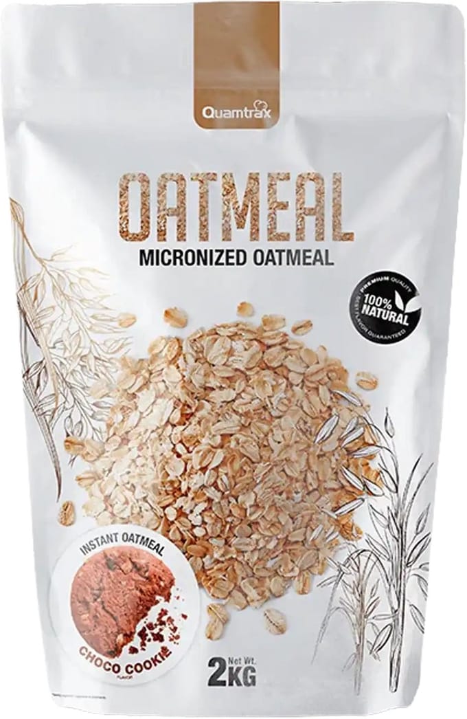 Quamtrax Nutrition Instant Oatmeal - Chocolate Biscuit