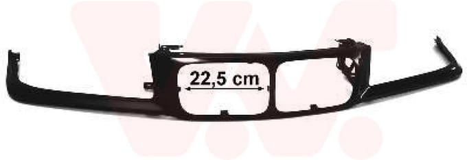 Van Wezel - BUMPER GRILL VOOR BMW 3 E36 1990-2000 41338225981