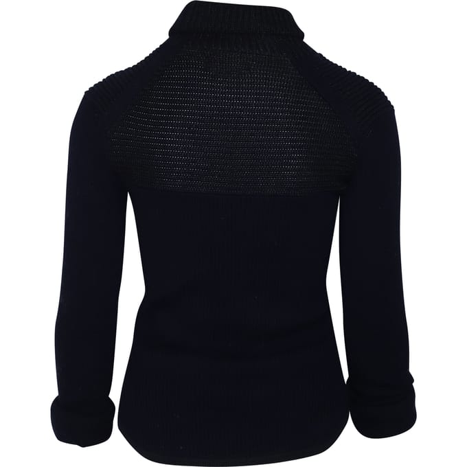 Isabel Marant stretchtrui van wol in marineblauw.
