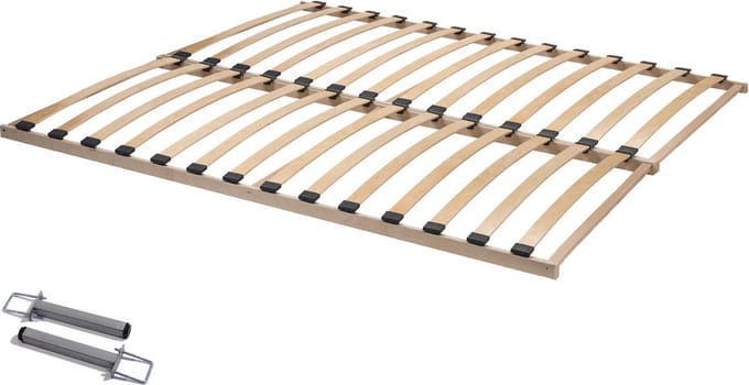 ACAZA Lattenbodem - SET VAN 2 - Lattenbodem 140 x 200 cm - Bedbodem - Flex - Beukenhout