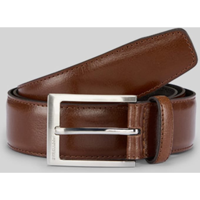 Strellson Riem Leder - Jongens - 110 cm - cognac