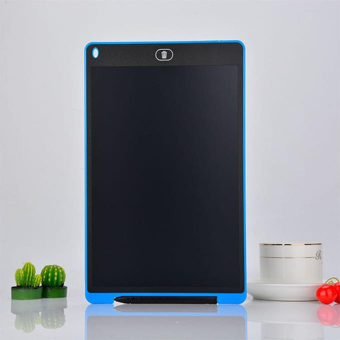 12 inch LCD-schrijftablet Elektronische digitale tekentafel Uitwisbaar schrijfblok Kleurenscherm Color Screen roze