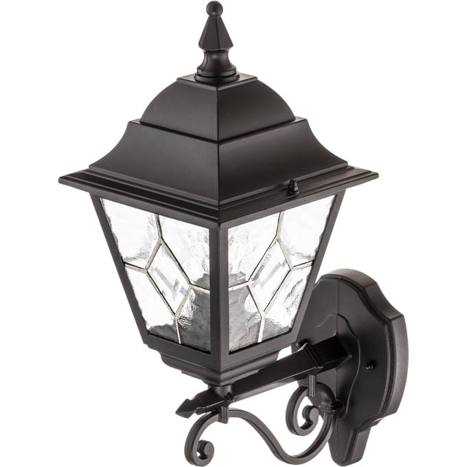 Elstead Lighting LED Wand Buitenlamp Norfolk | 1X E27 Max 60W | IP44 | Dimbaar | Black