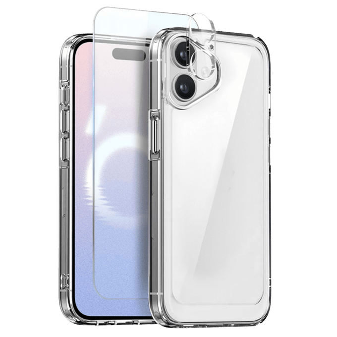 Northjo Apple iPhone 16 Plus All-in-One Extreme Protection Pack Transparant