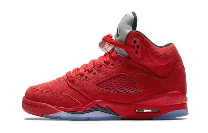 Jordan 5 Retro Daim Rouge GS 440888-602 38 black