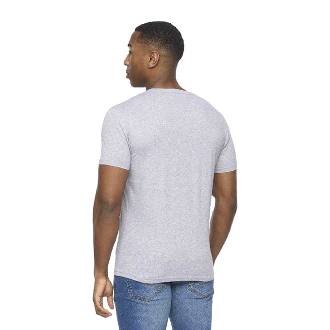 Crosshatch Heren Basicstandard T-shirt (5-pack) (Zwart/Grijs/Wit)