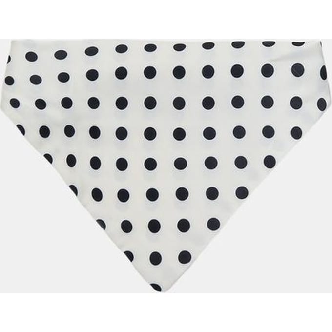 Stradivarius Triangulaire haarband met stippenprint  Wit OS