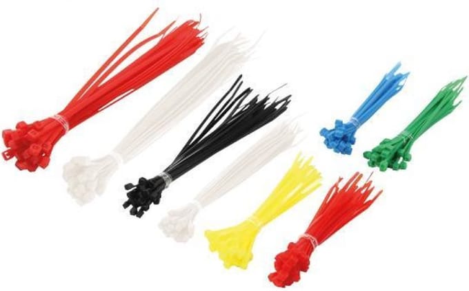 Techly ISWT-SET-CL Nylon Multi kleuren 200stuk(s) kabelbinder