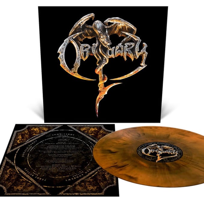 Obituary - Obituary (Black and Halloween Orange Galaxy Merge Vinyl)