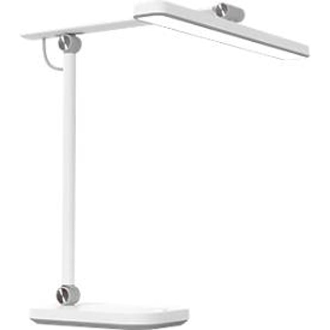 Unilux PURELINE LED-bureaulamp, dimbaar, 3000K/4000K/5700K, lichtsterktesensor, scharnierarm, wit