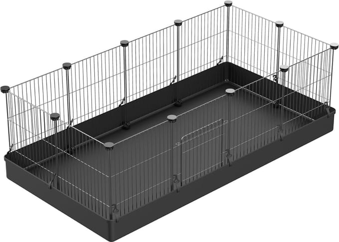 VLSelect® Caviakooi - Knaagdier - Dierenkooi - Met Waterdichte Bodem