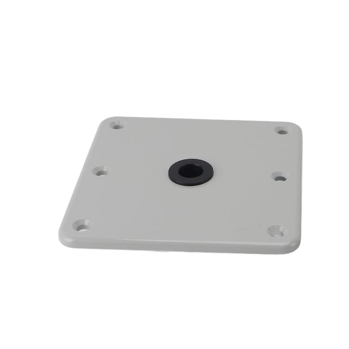 Bootstoelbasis Aluminiumlegering Marine Bootstoelbevestiging Bootstoel Sokkelbasis met 34 inch Pinpaal gray