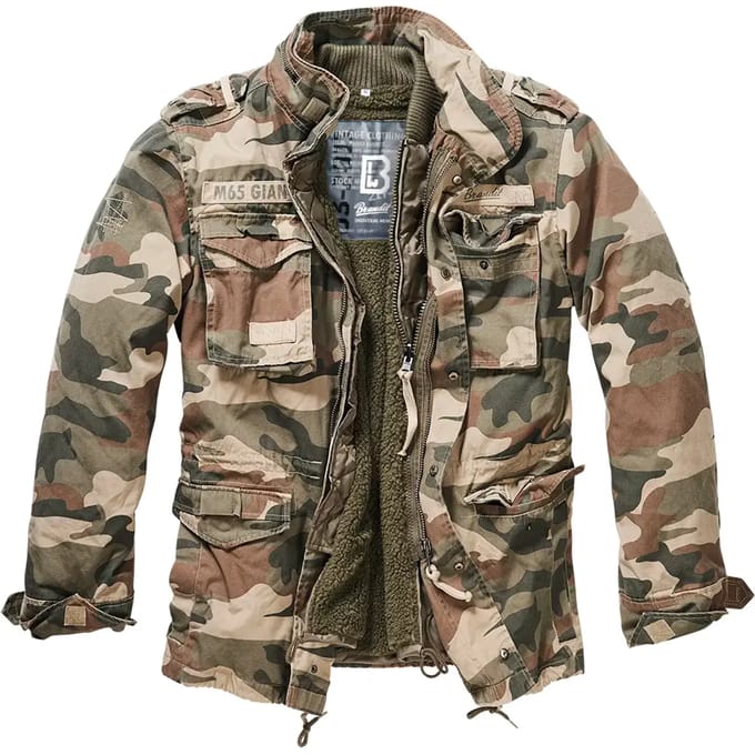 Brandit - M65 Field Jacket - 3XL - Groen/Creme