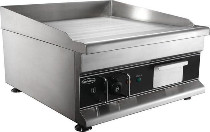 Combisteel Elektrische Bakplaat - Glad Bakoppervlak - 3kW - 500x520x310mm
