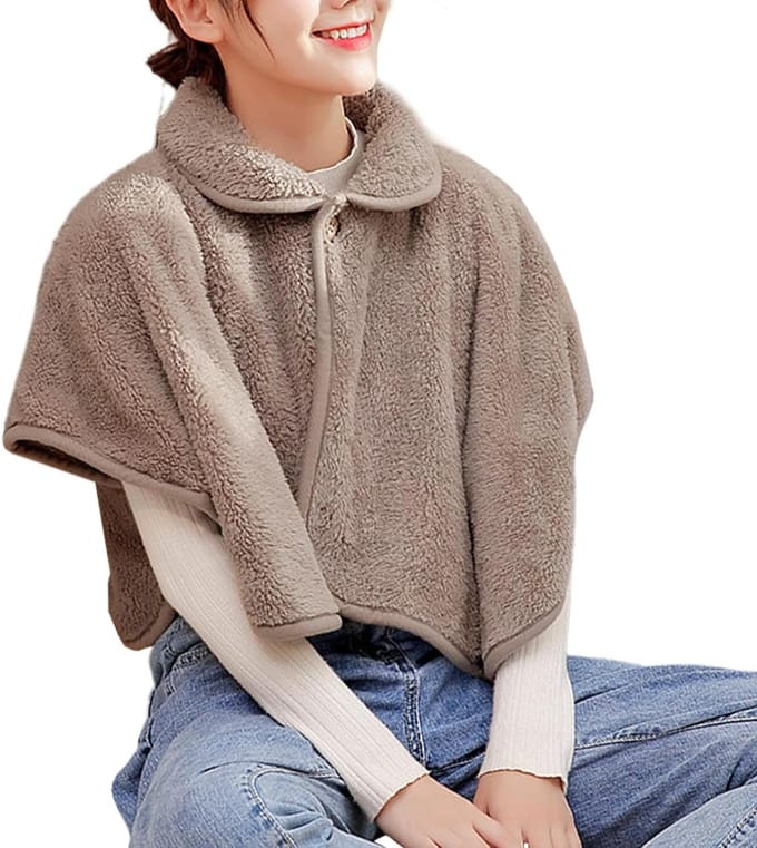 Poncho Cape - Draagbare deken - Comfortabel thuis - Zacht polyester - 84x45 cm - Niet gespecificeerd