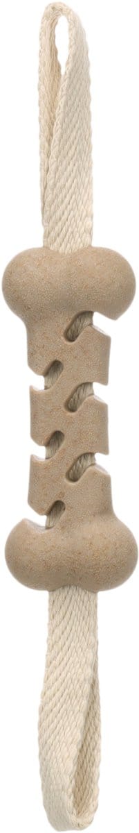 Flamingo - Hondenspeelgoed - Speelgoed Wilga Been met touw Bruin - 36 x 6 x 3,2cm - 1st