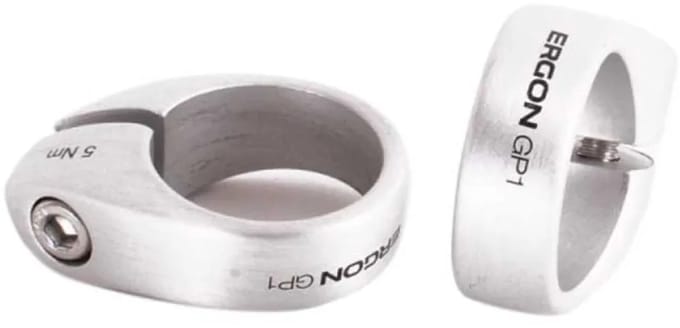 Ergon Gp1 Fiets Handvat Vergrendelingsring Zilver