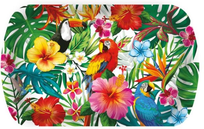 Fiestas Guirca - Dienblad tropical Hawaiï - 39 x 24 cm