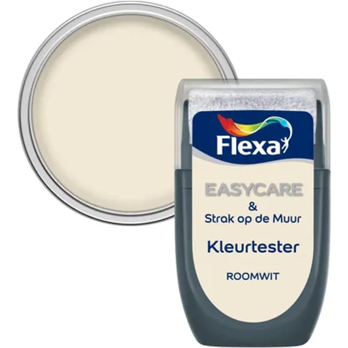 Flexa Easycare Verftester - Mat - Roomwit - 30ml