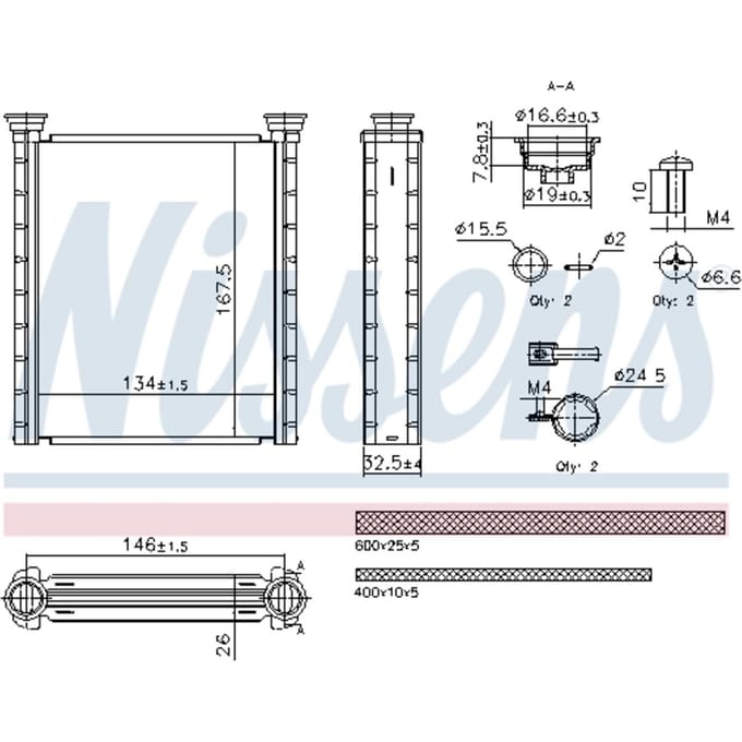 Waterverwarmer NISSENS 707280
