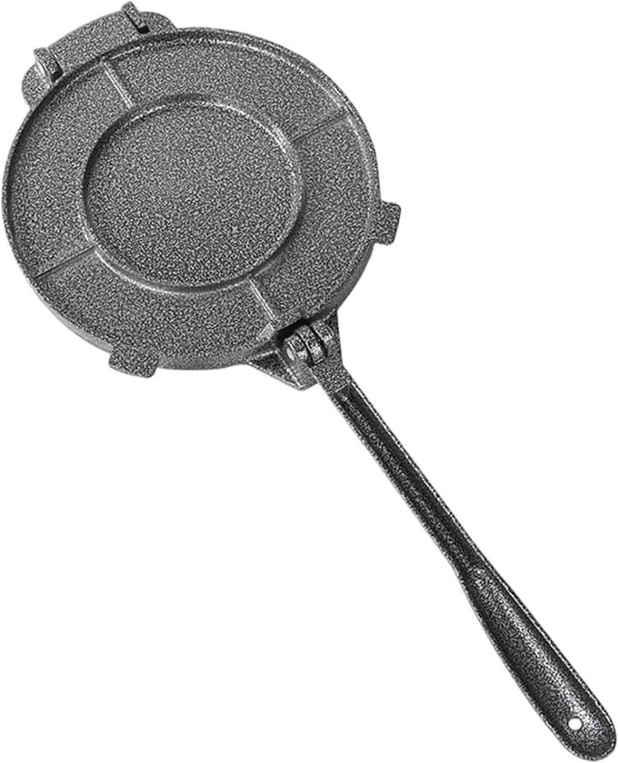 Tortilla Pers - Flatbread Maker - Zelf Flatbread Maken - Grote 8 Inch Plaat - 25 cm - Zwart