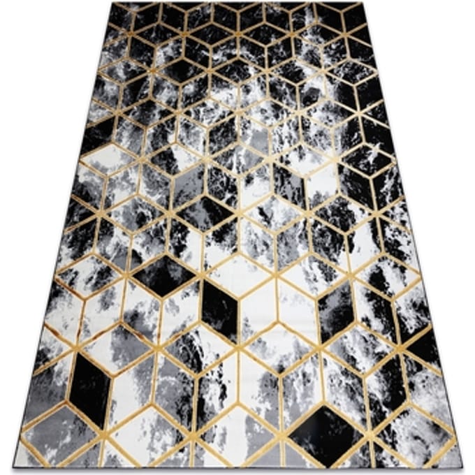 Kleden Rugsx Tapijt GLOSS 3D modern 409A 82 Kubus 80x150 cm