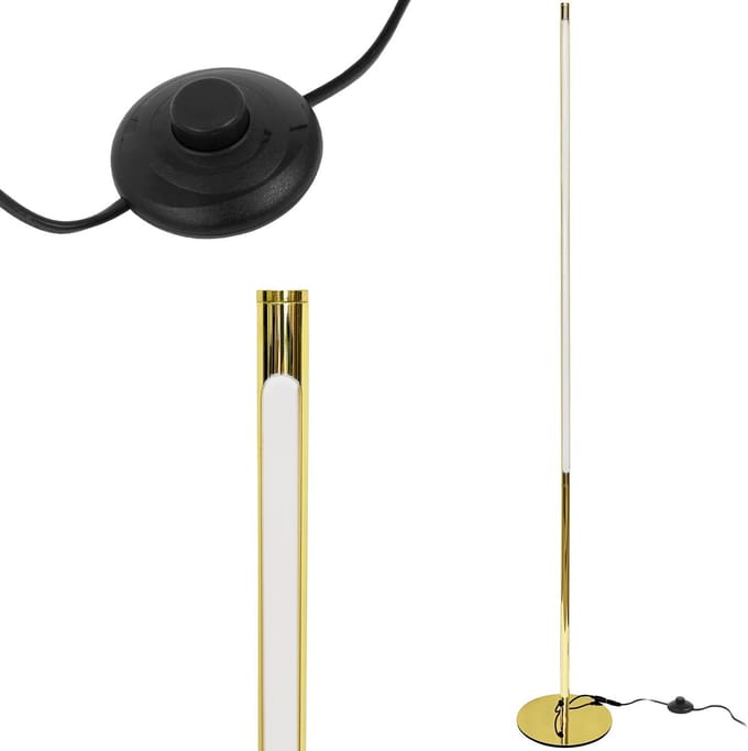 Toolight App1416-F Staande Lamp Goud 145X2X145Cm