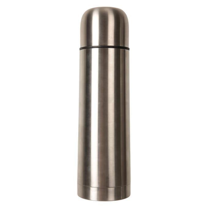 Mountain Warehouse Logo roestvrijstalen veldfles van 500 ml (Zilver)