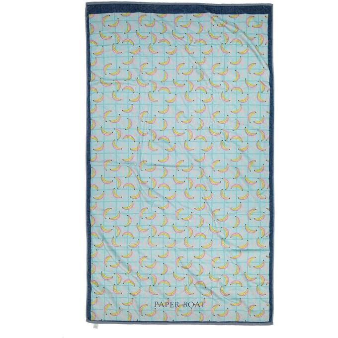 Badhanddoek Paper Boat Banana splash
