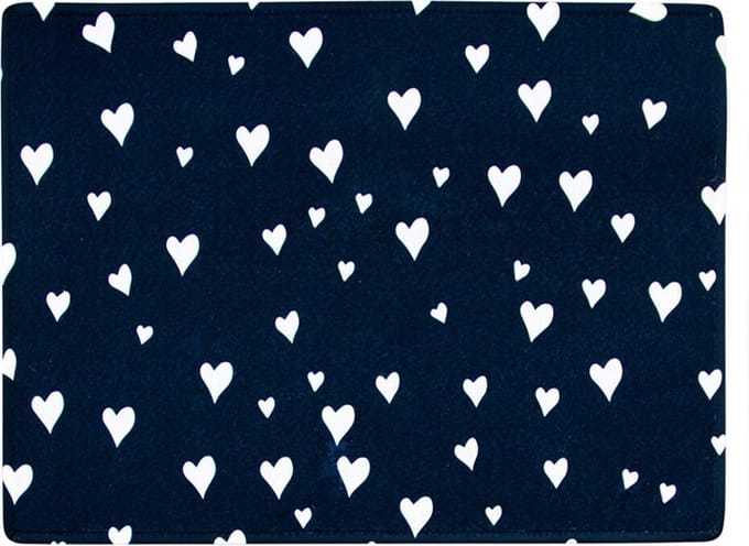 Placemat Hartjes All Over (40 x 30 x 1 cm)