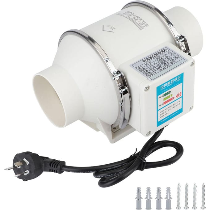 Schuin Stromende Onder Druk Staande Industriële Afzuigventilator Muur Raam Ventilator