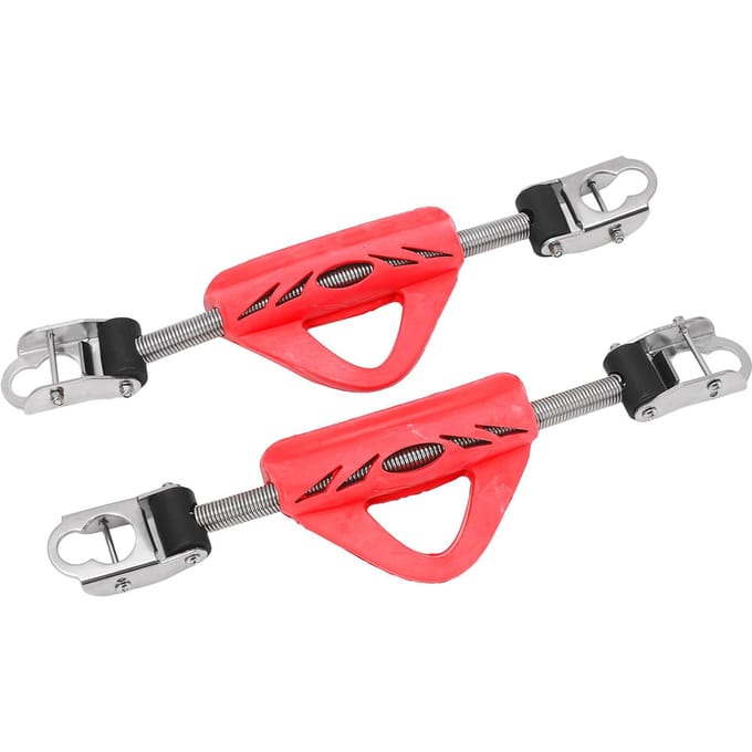 2 STUKS Duikvin Veerband 316 Roestvrij Staal Dubbel Gebruik Scuba Duikvin Veer Hielband rood