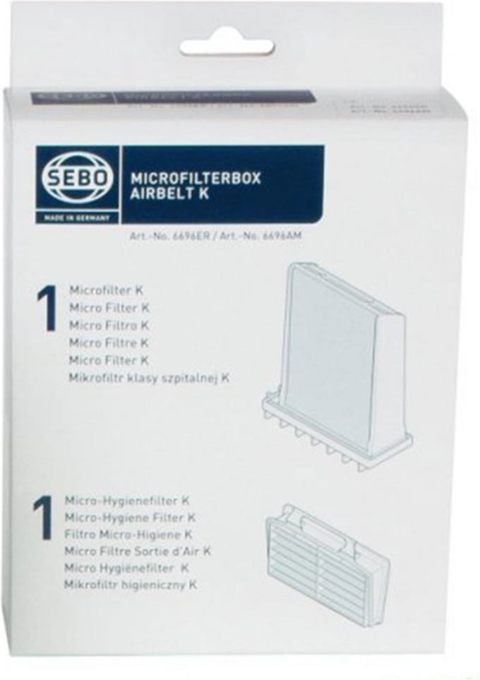 Sebo Micro Filter Box Cyl X1.1