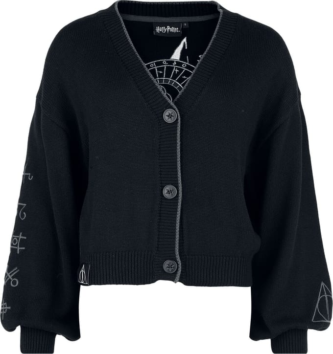Harry Potter Cardigan - S tot XXL - voor Vrouwen - grijs