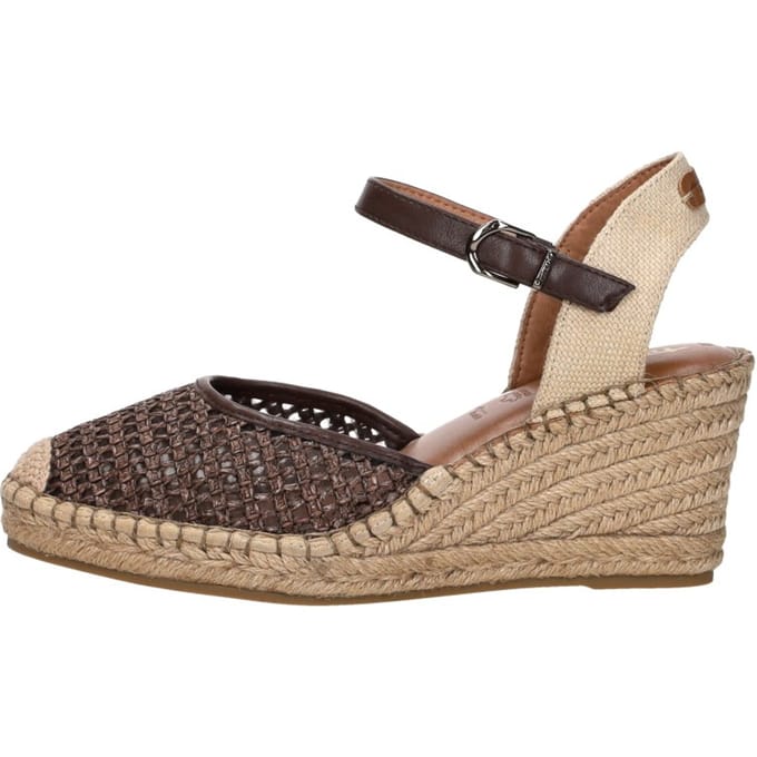 Tamaris - Sandalen Touwzool Donkerbruin 39