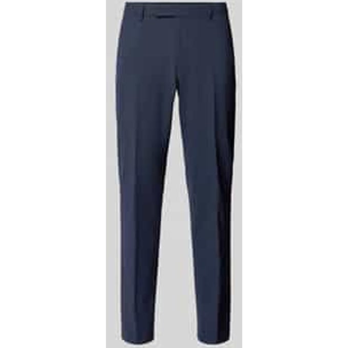 Slim fit pantalon met persplooien, model 'Ryan'
