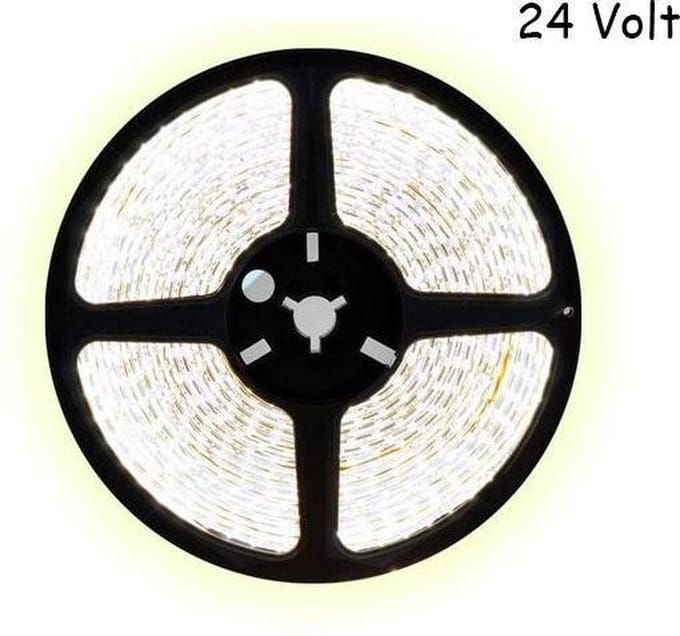2,5 meter koud wit led strip - 60Leds/m - 24V