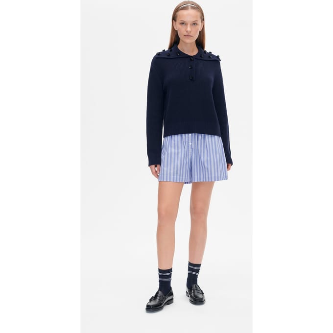 Baum und Pferdgarten Clare Sweater Baritone Blue Größe: M | Pullover Outlet | Damen | Blau
