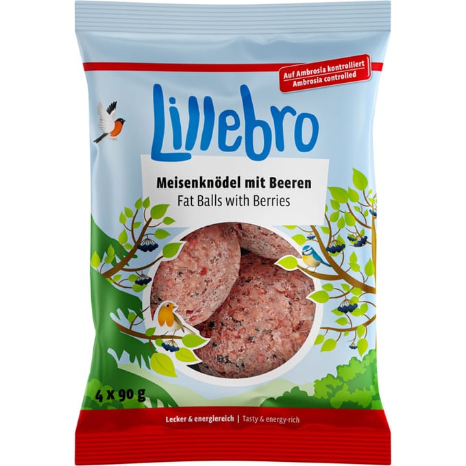Lillebro Bessenbollen zonder net - 4 stuks a 90 g