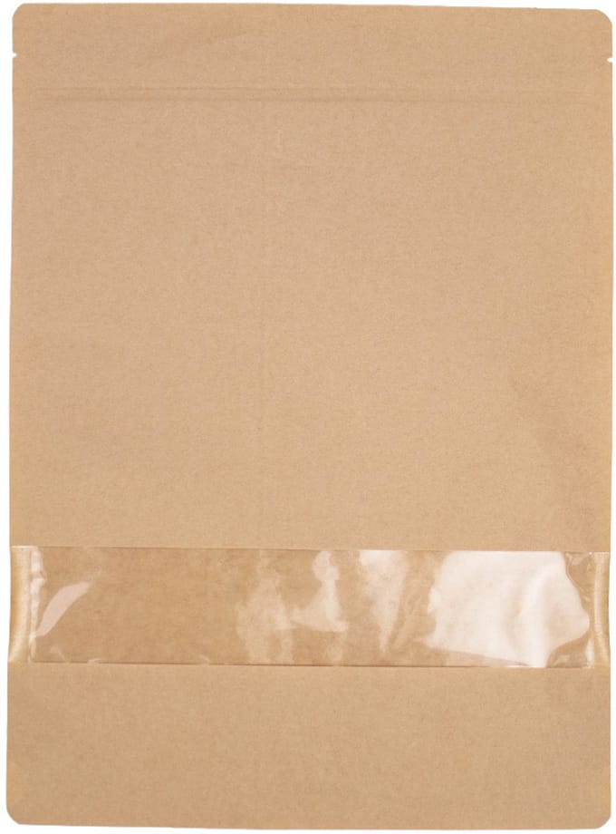100x Stazakken met Venster Bruin 30x37cm
