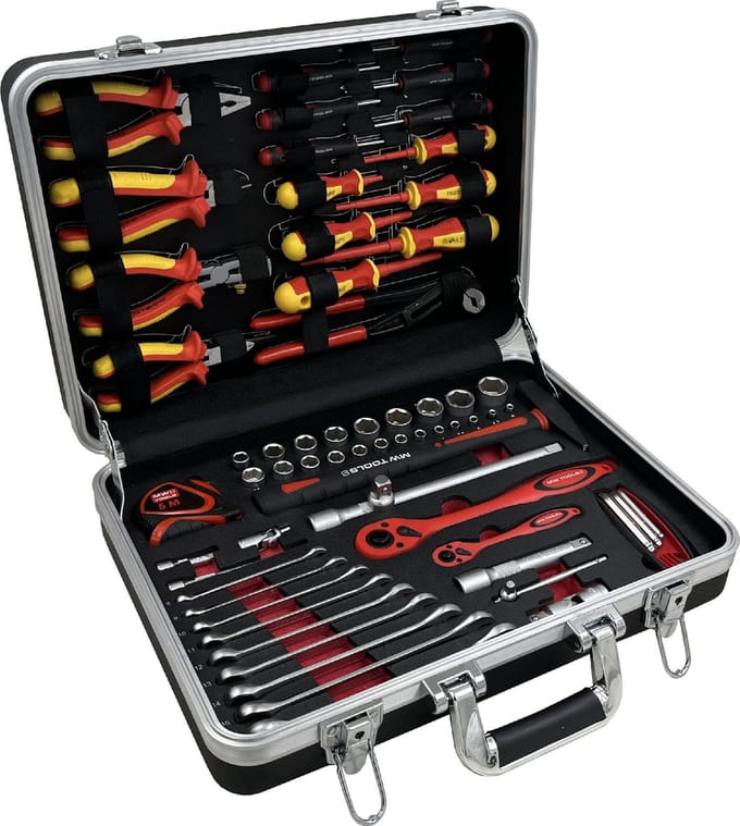 VDE Gereedschapskoffer 68-dlg MW Tools BTK68VA