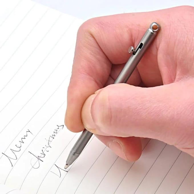 Mini Titanium Pen Draagbare EDC Gadget Outdoor Uitrusting Persoonlijkheid Creatieve Pen Multifunctionele Gereedschappen