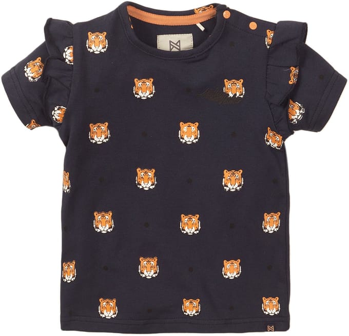 Koko Noko meisjes t-shirt Tigers Navy