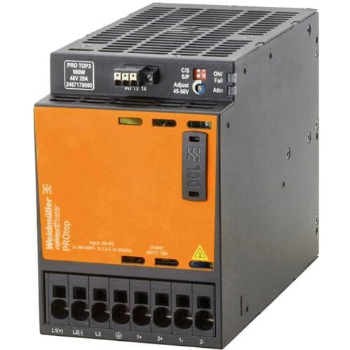 Weidmüller 2467170000 Schakelnetvoeding 48 V/DC 20 A 960 W Inhoud 1 stuk(s)