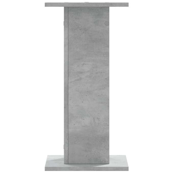 vidaXL - Speakerstandaards - 2 - st - 30x30x60 - cm - bewerkt - hout - betongrijs