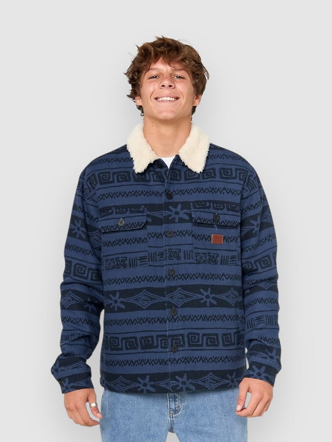 Rip Curl Bells Sherpa Jkt - Light Navy