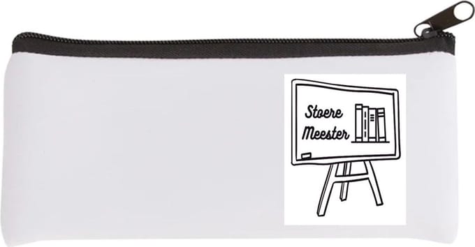 Akyol - stoere meester Etui - Meester - meester - leraar - 20 bij 9 cm
