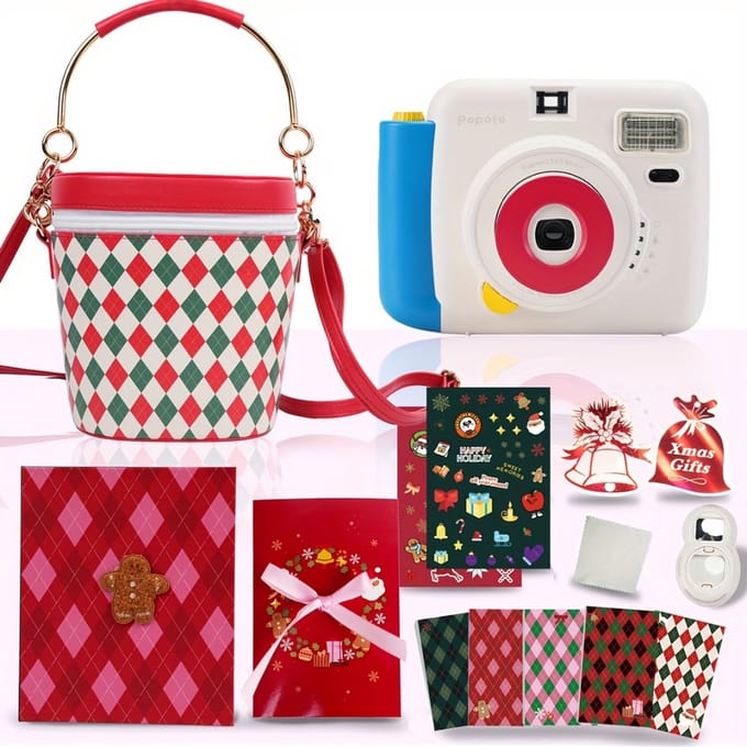 Livano Camera - Printer - Digitale Foto Camera - Camera Met Printer - Oplaadbaar - Macaron