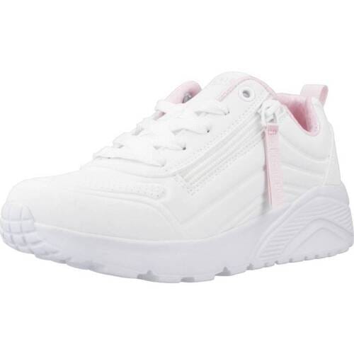 Skechers meisjes sneakers wit met ritsje
