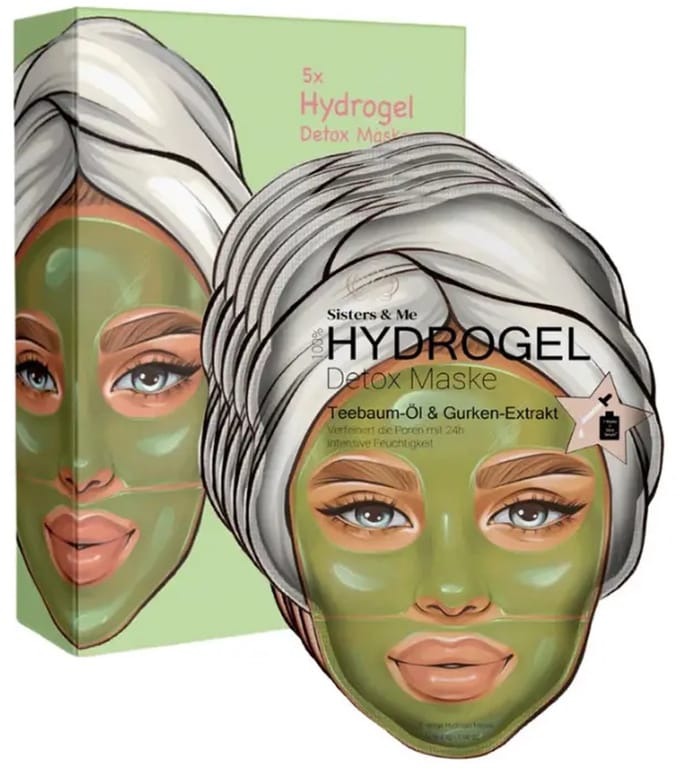 Sisters & Me | 5x Hydrogel Detox Masks - Vegan